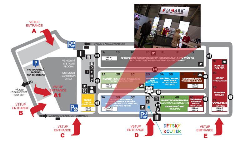 mapa arelu PVA Expo pro FOR ARCH 2018